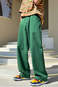 pantalon-chino-vert-homme-Y2K
