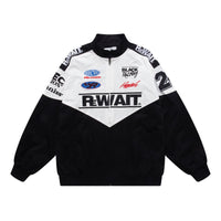 Embroidered racing jacket