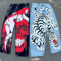 pantalon-jean-y2k-patchwork-deco-vintage