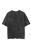 T Shirt Noir Délavé Y2K