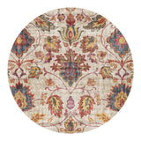 tapis-rond-annee-70-avec-motif-floral