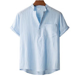 chemise-manches-courtes-en-coton-lin-annee-70