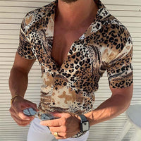 chemise-annee-90-imprime-leopard-homme