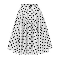 jupe-annee-50-blanche-pois