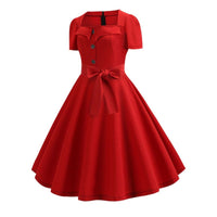 robe-rouge-annee-2000-femme