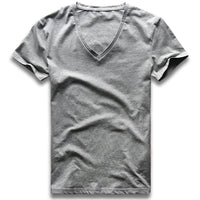 t-shirt-col-v-homme-american-annee-90