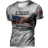 T- shirt homme American Année 90
