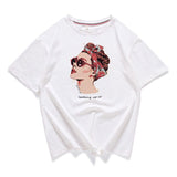 T-shirt imprimé femme vintage
