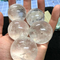 Billes Chinoises Cristal De Quartz Blanc