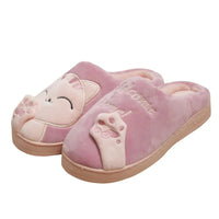 Chaussons Chinois Peluche Chat