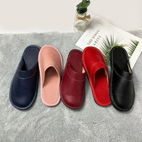 Chaussons Chinois Pantoufles Cuir