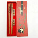 Baguettes Chinoises Bois Panda Coffret