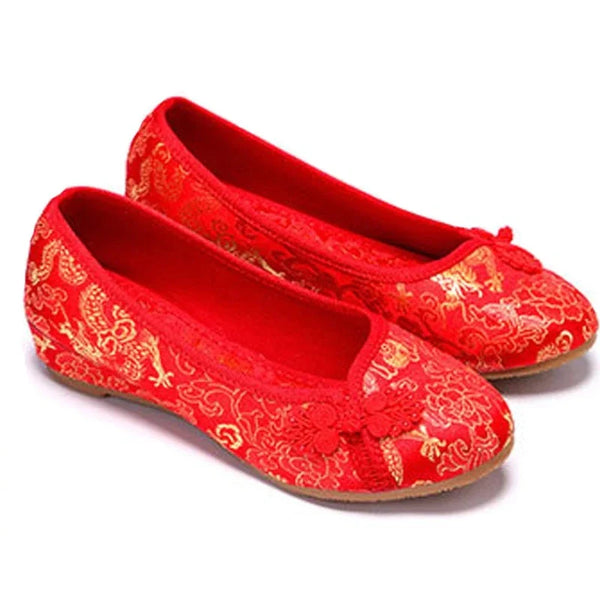 Ballerines Chinoises Dragon Phoenix