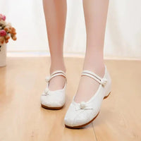 Ballerines Chinoises Coton