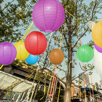 Boules Chinoises Papier Colorées Assorties