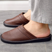 Chaussons Chinois Pantoufles Cuir