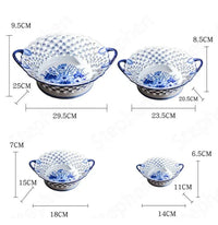 Assiettes Chinoises Plateau Double Anse