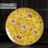 Assiettes Chinoises Motifs Dorés