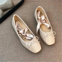 Ballerines Chinoises Lacets Noeud