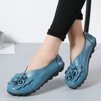 Ballerines Chinoises Mocassins Cuir