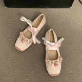 Ballerines Chinoises Lacets Noeud