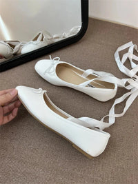 Ballerines Chinoises Lacets Noeud