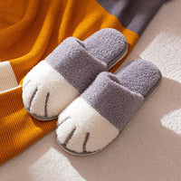 Chaussons Chinois Peluche Chat Patte