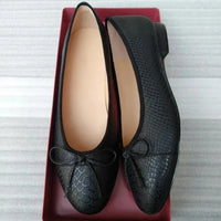 Ballerines Chinoises Tweed Avec Nœud