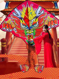 Cerf Volant Chinois Grand Dragon