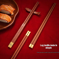 Baguettes Chinoises En Bois Rouge