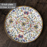 Assiettes Chinoises Motifs Dorés