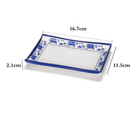 Assiettes Chinoises Rectangulaires