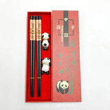 Baguettes Chinoises Bois Couverts Panda