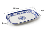 Assiettes Chinoises Rectangulaires