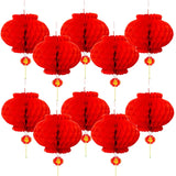 Boules Chinoises Papier Traditionnelle Rouge