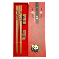 Baguettes Chinoises Bois Panda Coffret