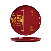 Assiettes Chinoises Plateau Thé Rond