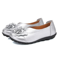 Ballerines Chinoises Mocassins Cuir