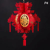 Boules Chinoises Papier Rouge Avec Glands