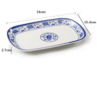 Assiettes Chinoises Rectangulaires