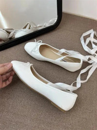 Ballerines Chinoises Lacets Noeud