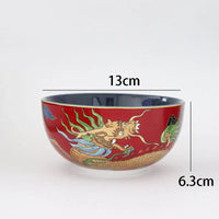 Assiettes Chinoises Dragon Phoenix