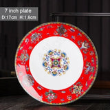 Assiettes Chinoises Motifs Dorés