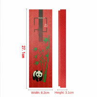 Baguettes Chinoises Bois Couverts Panda