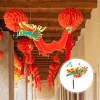 Boules Chinoises Papier Guirlande Dragon