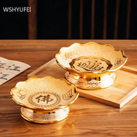 Assiettes Chinoises Style Bouddhiste