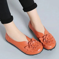 Ballerines Chinoises Mocassins Cuir