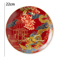 Assiettes Chinoises Dragon Phoenix