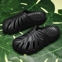 Chaussons Chinois Eva Motif Monstera