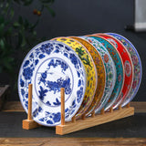 Assiettes Chinoises Motif Fleuri